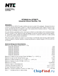 Datasheet NTE6073 производства NTE